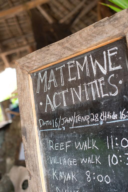 Matemwe Lodge Kültér fotó